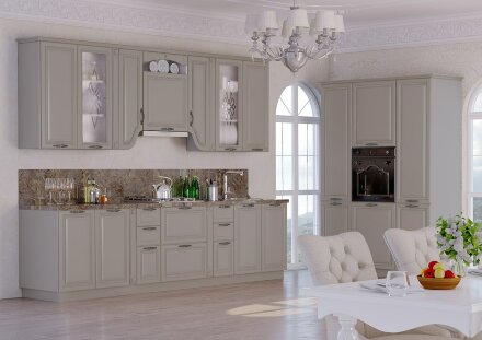 Кухня модульная Палермо (имбирь структурный) 