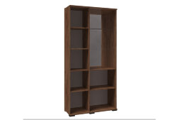 Шкаф с полками и витриной СШ-2  София, Дуб Крафт Табачный
