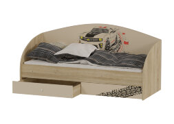 Кровать Форсаж, сонома