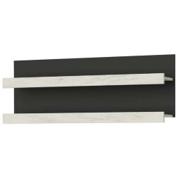 Навесная полка НПС-1200 Соната, Крафт белый - Антрацит