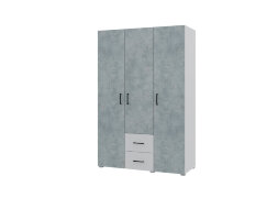 Модульная спальня Victor, белый/бетон