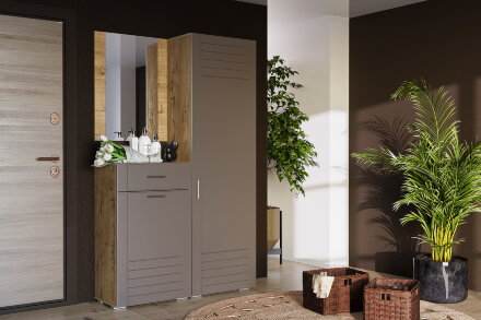 Шкаф для одежды Livorno НМ 013.16, графит 