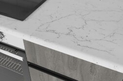 Кухонный гарнитур Ноктюрн мега прайм, 150х270 см