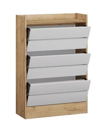 Обувница Ямайка ЯПТ-2, крафт золотой / белый  