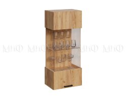  Шкаф со стеклом навесной Алтея