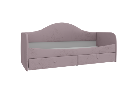 Кровать с 2 ящиками в мягкой обивке Фокс ПМ-332.18 