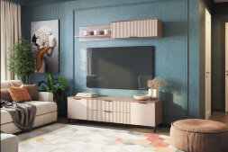 Шкаф настенный с горизонтальной дверью Тоскана 