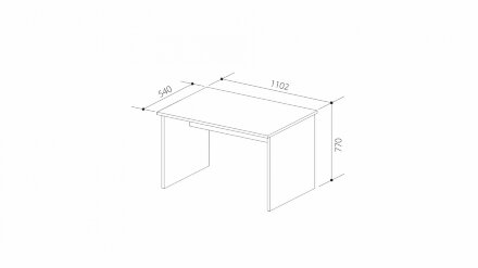 Стол-приставка Юниор-7 (Прованс) 