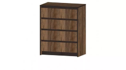 Комод 4 ящика Бостон, дуб Вотан