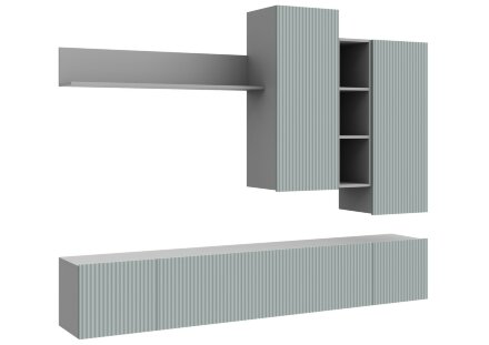 Стенка Сканди, серый 