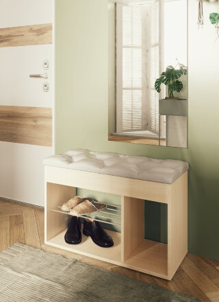 Тумба для обуви Вита, дуб млечный 