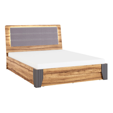 Кровать с подсветкой в изголовье Моника (подъемный механизм)  