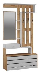 Центральная секция Ямайка, крафт золотой / белый 