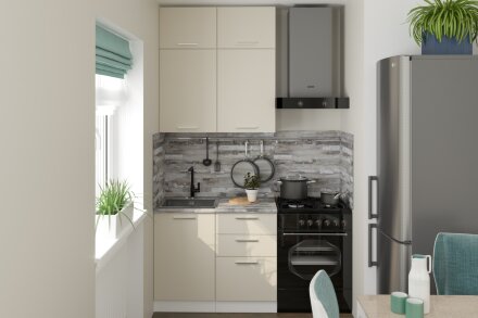 Кухонный гарнитур Дюна мини, 100 см 