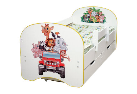 Детская кровать Зоопарк 