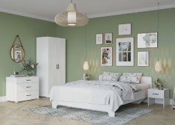 Шкаф 2х-створчатый Victor, белый