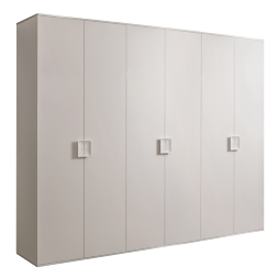 Шкаф 6 дверей (без зеркал) для платья и белья ДШ2/6 Diora 