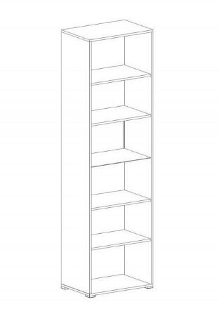 Шкаф-витрина Ницца 1 дверь 