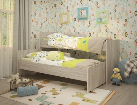 Кровать выкатная Радуга 80*160 