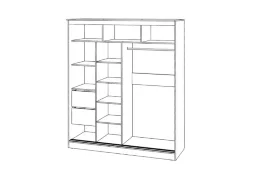 Шкаф-купе 2 метра Элегант 2