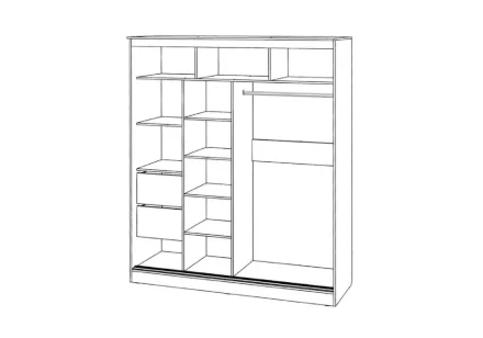 Шкаф-купе 2 метра Элегант 2 