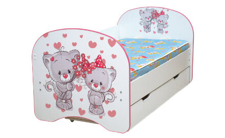 Детская кровать Котята 