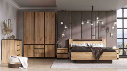 Стеллаж 3 ящика Бостон, дуб Вотан