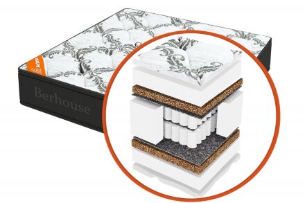 Матрас Mega mult кокос ППУ 20 Gray Night (MultiPocket) 