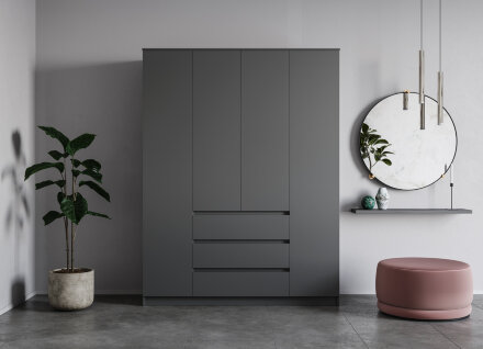 Шкаф Мори МШ 1600.1 графит 