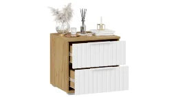 Тумба прикроватная Хилтон, Дуб Крафт 