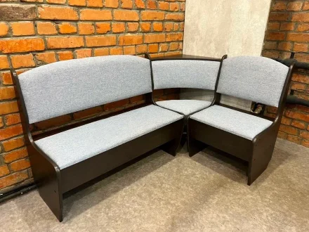 Кухонный уголок Нео, рогожка, джинс 