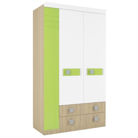 Шкаф 3-дверный Стиль, Лайм 
