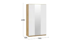 Шкаф комбинированный Хилтон, Дуб Крафт 