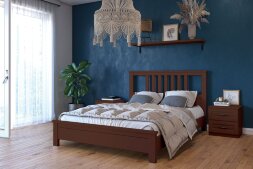 Кровать из массива Лаура, орех