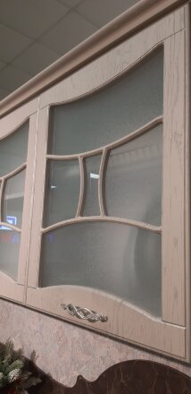 Кухня Сан-Марино Аргенто (цвет - роял вуд кофе, патина серебро) 