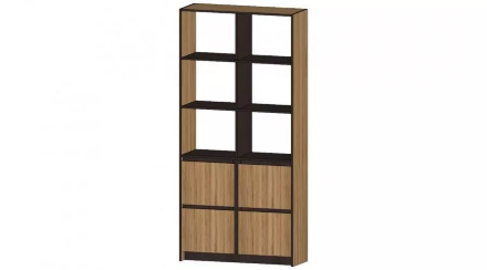 Стеллаж большой Бостон, дуб Вотан 