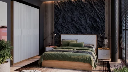 Шкаф для белья Хилтон, Дуб Крафт  