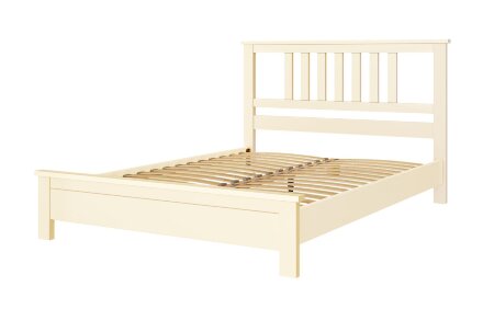 Кровать из массива Лаура, слоновая кость 