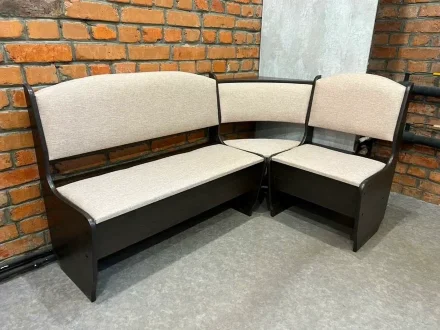 Кухонный уголок Нео, рогожка, песочный 