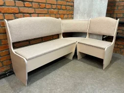 Кухонный уголок Нео, рогожка, песочный