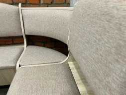 Кухонный уголок Нео, рогожка, песочный