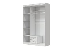 Шкаф 3-х дверный Олимп, белый