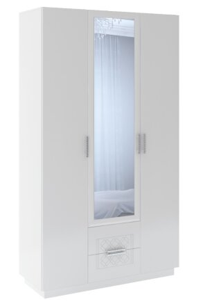 Шкаф 3х-створчатый с ящиками Тиффани  