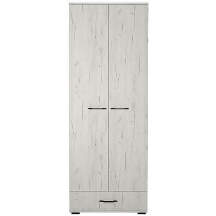 Шкаф 2-х дверный, 1 ящик Италия, Крафт Белый 