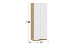 Шкаф для одежды Хилтон, Дуб Крафт 