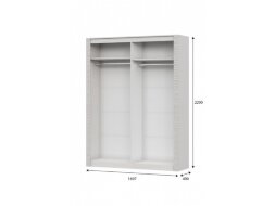 Шкаф универсальный 4-х створчатый Гамма 20 (серия 4)