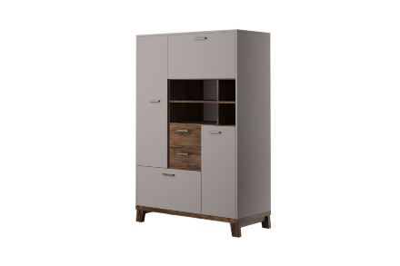 Комод 4 двери + 2 ящика Монтана, Персидский жемчуг 