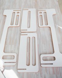 Кровать-конструктор (фанера) 80х160 см 