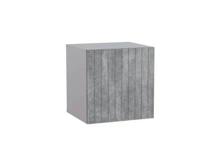 Шкаф навесной Ливерпуль, белый/бетон светлый 