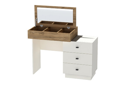 Стол туалетный СТ-2  Квадро, миндаль 